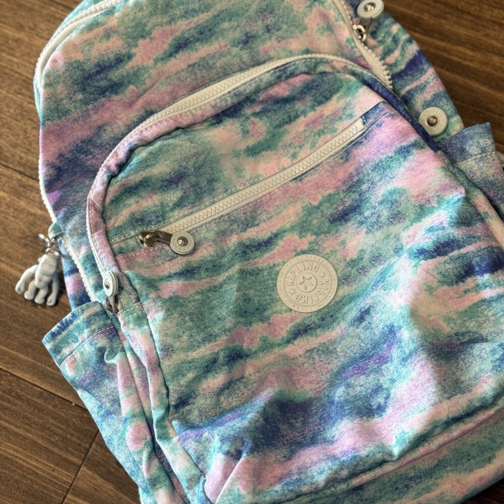 Kids backpack tiedye Kipling - Picture 4 of 7